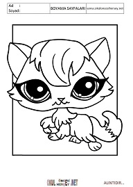 littlest-pet-shop boyama sayfaları